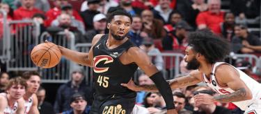米切尔轰46分 骑士主场132-121力克76人