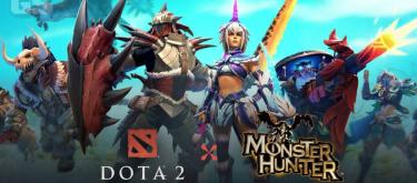 The Dota 2 and Monster Hunter collaboration event has begun, bringing new outfits, new pets, and an innovative in-game hunting and crafting system.