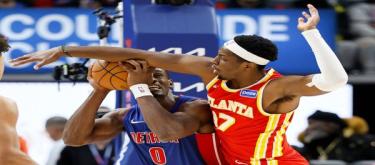 The Pistons crushed the Hawks 142-115, with the entire team unleashing their offensive firepower.