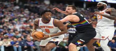 Jokic's 38 points weren't enough to salvage the Knicks' 142-103 victory over the Nuggets.