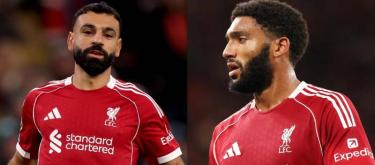 Salah is out for the away game against Brighton due to a muscle injury, and Gomez's participation is doubtful.
