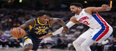 With Reed scoring 26 points, the Pistons defeated the Pacers 133-121.