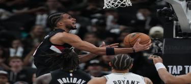 亨德森31分救主 开拓者以106-103险胜马刺