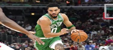 Jayson Tatum missed Game 7 due to knee injury, and the Celtics were eliminated in the first round after being overturned.