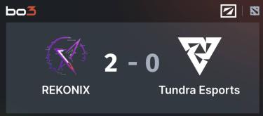 A major upset occurred at DreamLeague S29, with REKONIX defeating Tundra 2-0.