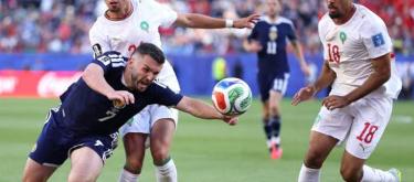 The referee's bizarre reason for refusing to award a penalty sparked controversy as Scotland lost 0-1 to Morocco.