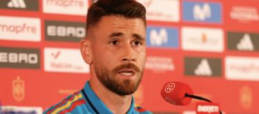 Spanish goalkeeper Unai Simón says Cristiano Ronaldo remains a threat.