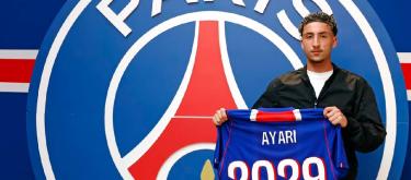 Adam Ayari officially signed his first professional contract with Paris Saint-Germain.