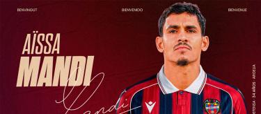 Lille defender Aïssa Mandi officially joins Levante on a free transfer..