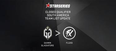 CS2：Fluxo将取代Gaimin Gladiators参加StarLadder秋季赛南美洲预选赛..