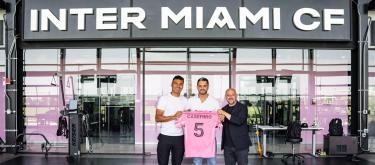 Casemiro has joined Inter Miami as a free agent and will wear the number 5 jersey.