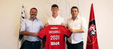 Rennes officially announce the signing of Toulouse's England U23s international center-back Charlie Cresswell..