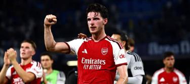 Arsenal secure a winning start to their Champions League campaign; Rice praises the team's performance.