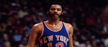 Knicks' all-time top five assist leaders: Frazier leads with 4,791 assists, followed closely by Jackson.
