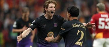 Champions League – Cancelo scores as Barcelona beat Galatasaray 4-1.