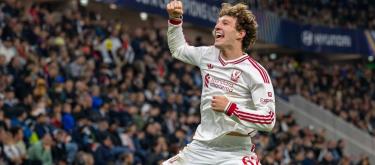 Lewis Koumas, who scored his first Champions League goal, emphasized the importance of maintaining a calm mindset.